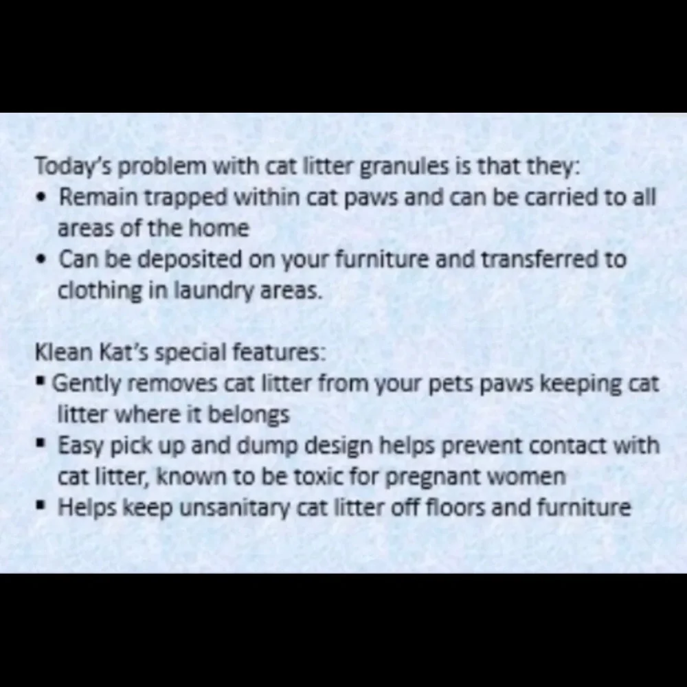 COPY - Cat litter step mat. 22x23x2